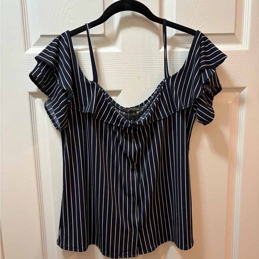 Striped Off-Shoulder Top